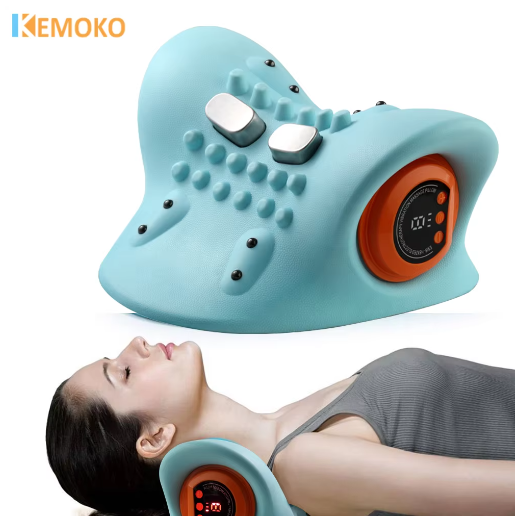 Almohada de masaje de cuello cervical portátil