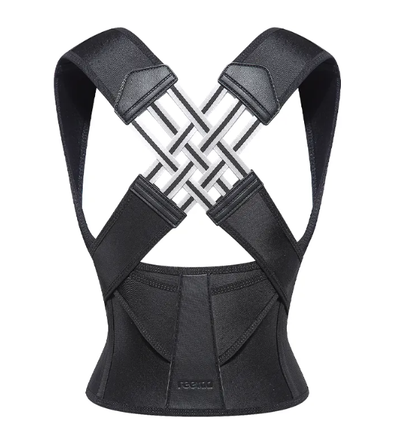 Corrección de postura que corrige la correa de soporte invisible de la espalda