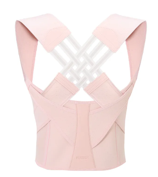 Corrección de postura que corrige la correa de soporte invisible de la espalda