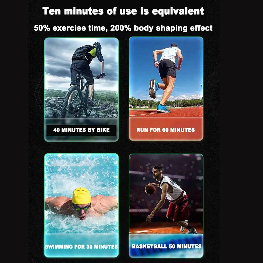 Entrenador muscular abdominal recargable USB Entrenador muscular abdominal portátil Masajeador muscular abdominal portátil Entrenador electrónico Cinturón de entrenamiento electrónico Fitness