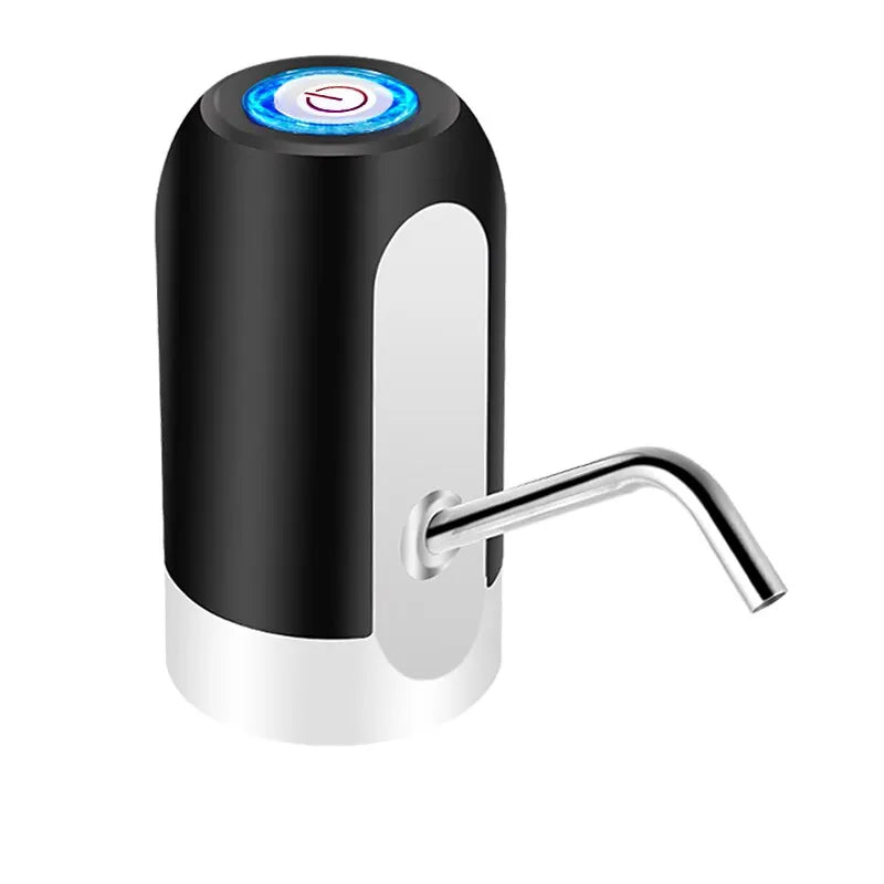 Bomba de botella de agua blanca / negra USB de carga del interruptor automático Dispensador de bebida de interruptor automático de carga de un clic Dispensador de bomba de bebida de interruptor automático