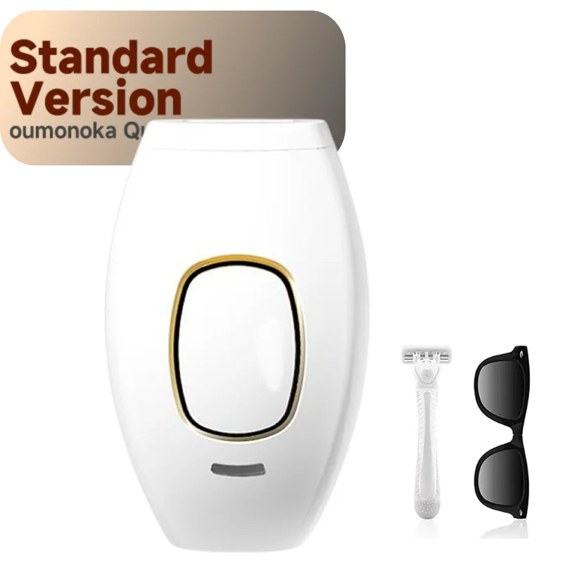 Depiladora láser de cuerpo y bikini con 999.999 pulsos de luz, depiladora láser permanente indolora para mujeres, dispositivos de depilación para uso doméstico.