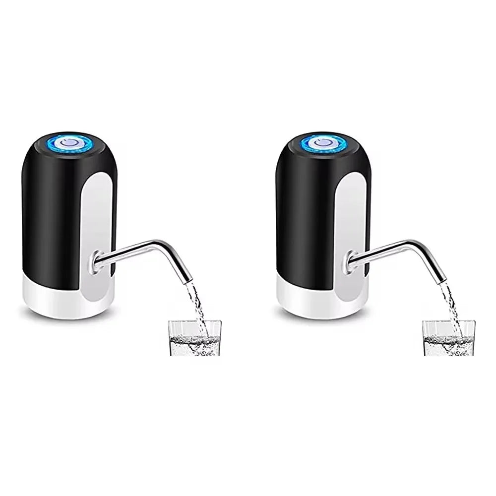 Bomba de botella de agua blanca / negra USB de carga del interruptor automático Dispensador de bebida de interruptor automático de carga de un clic Dispensador de bomba de bebida de interruptor automático