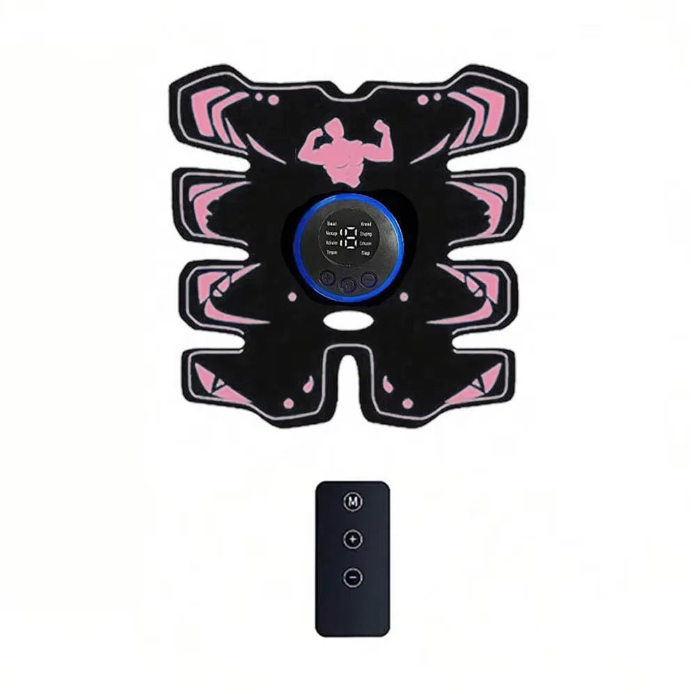 Entrenador muscular abdominal recargable USB Entrenador muscular abdominal portátil Masajeador muscular abdominal portátil Entrenador electrónico Cinturón de entrenamiento electrónico Fitness