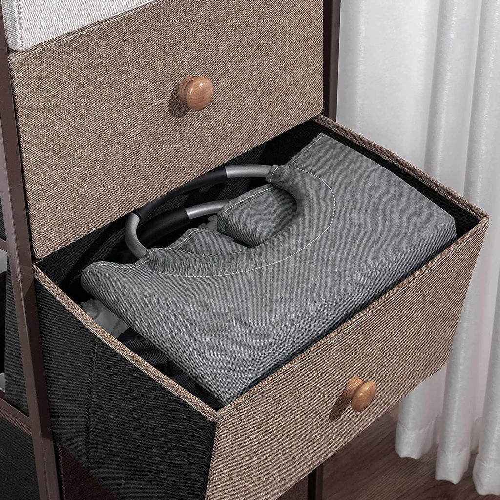 Cesta de lavandería plegable de 82L gris-plata con asas