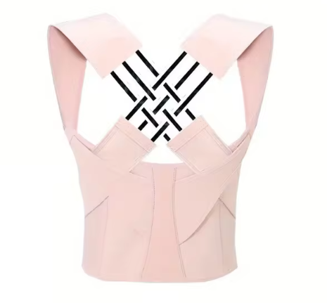 Corrección de postura que corrige la correa de soporte invisible de la espalda